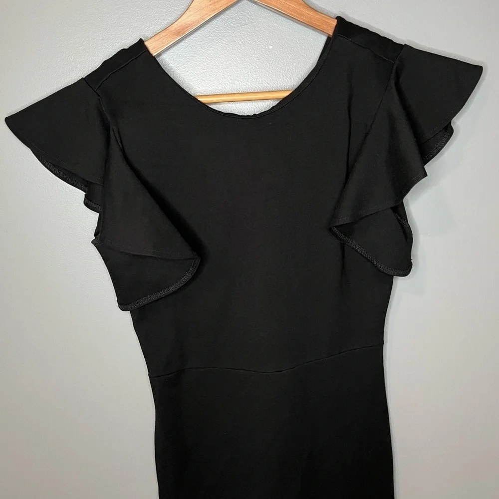 Amanda Uprichard Eclipse Ruffle Mini Dress - Picture 5 of 10